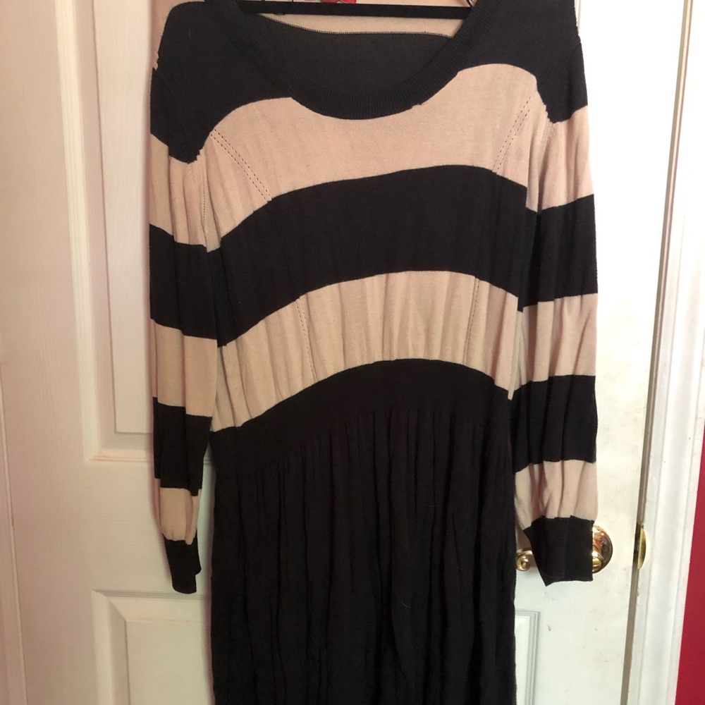 Striped Sweater Dress